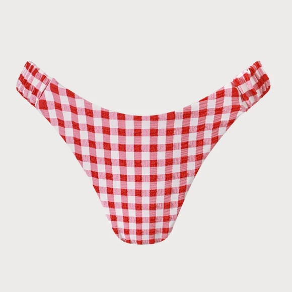 Red Checkered Bikini Set - Picture 9 of 12